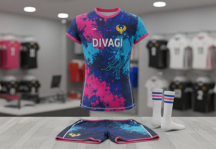 Stunner Wears Custom Full Volleyball Uniform Kit